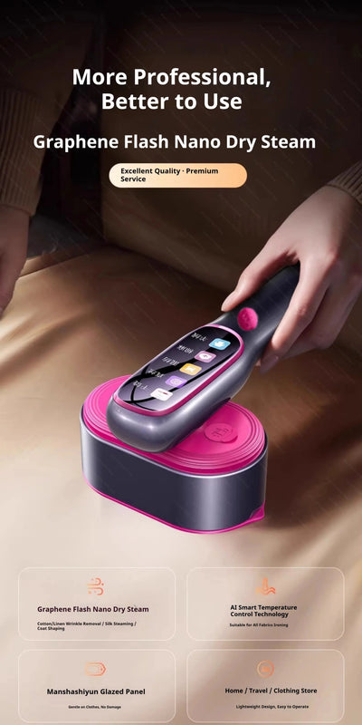 Handheld Garment Steamer Iron 1200W for Clothes ModaVeloce✅️